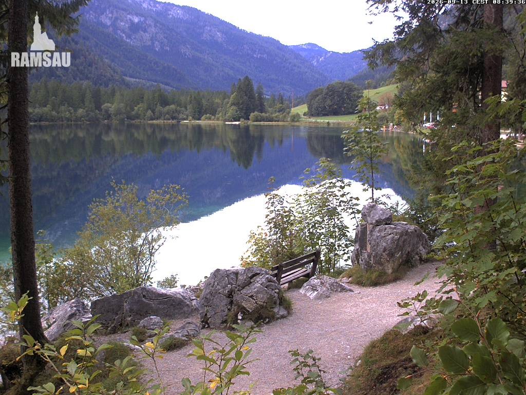 Archiv Foto Webcam Luitpoldweg am Hintersee in Ramsau bei Berchtesgaden