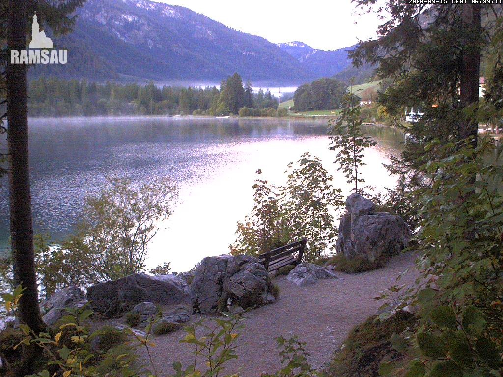 Archiv Foto Webcam Luitpoldweg am Hintersee in Ramsau bei Berchtesgaden