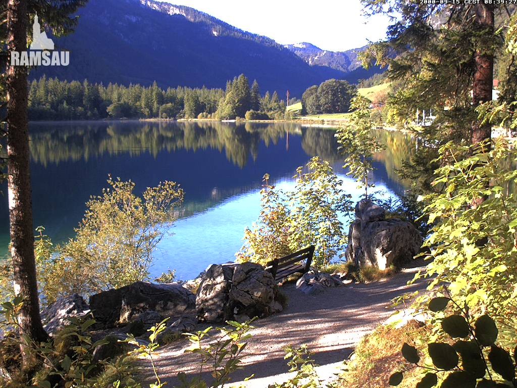 Archiv Foto Webcam Luitpoldweg am Hintersee in Ramsau bei Berchtesgaden