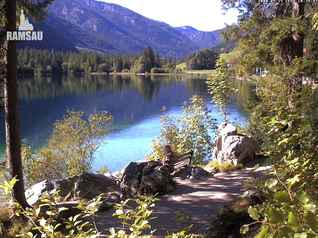 Archiv Foto Webcam Luitpoldweg am Hintersee in Ramsau bei Berchtesgaden