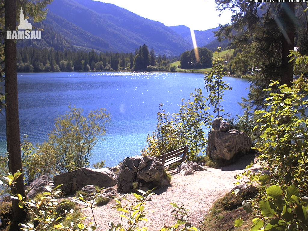 Archiv Foto Webcam Luitpoldweg am Hintersee in Ramsau bei Berchtesgaden