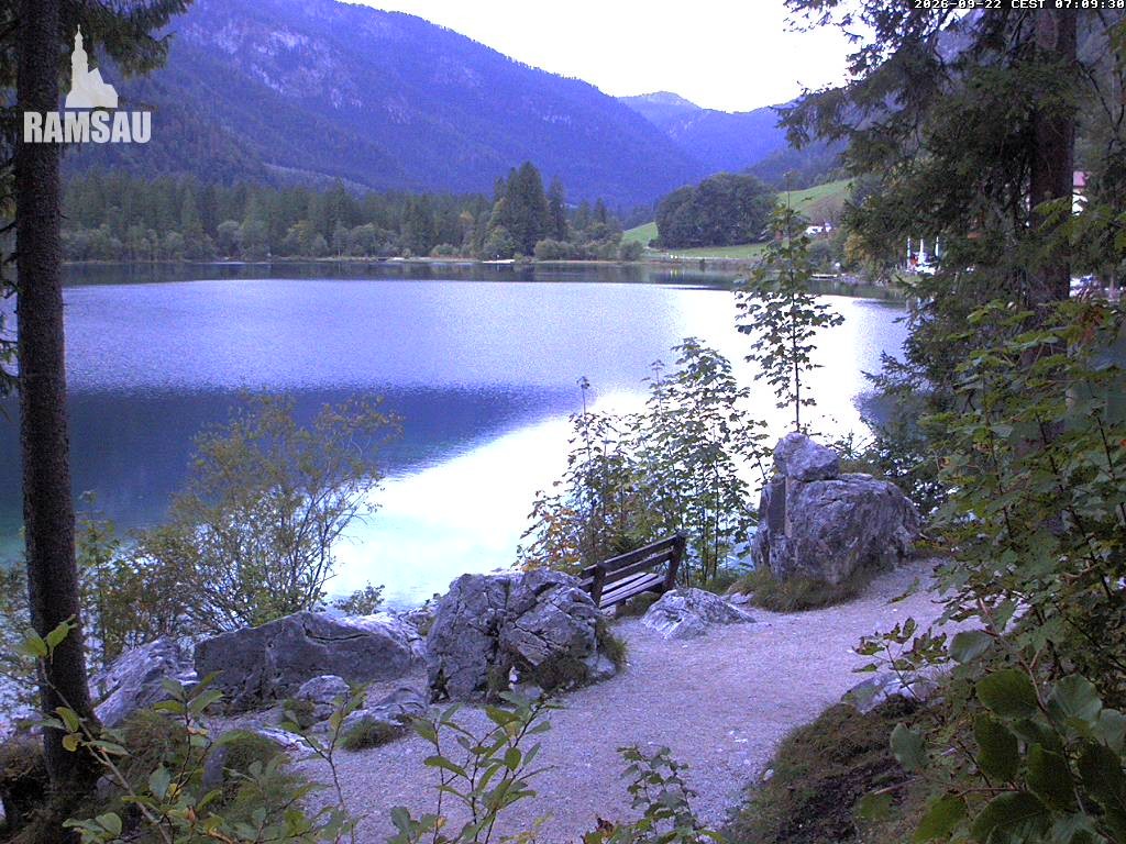 Archiv Foto Webcam Luitpoldweg am Hintersee in Ramsau bei Berchtesgaden