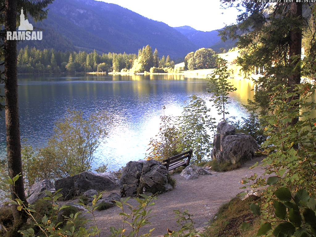 Archiv Foto Webcam Luitpoldweg am Hintersee in Ramsau bei Berchtesgaden