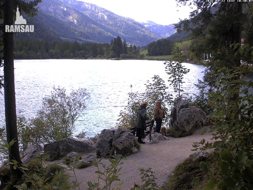 Archiv Foto Webcam Luitpoldweg am Hintersee in Ramsau bei Berchtesgaden