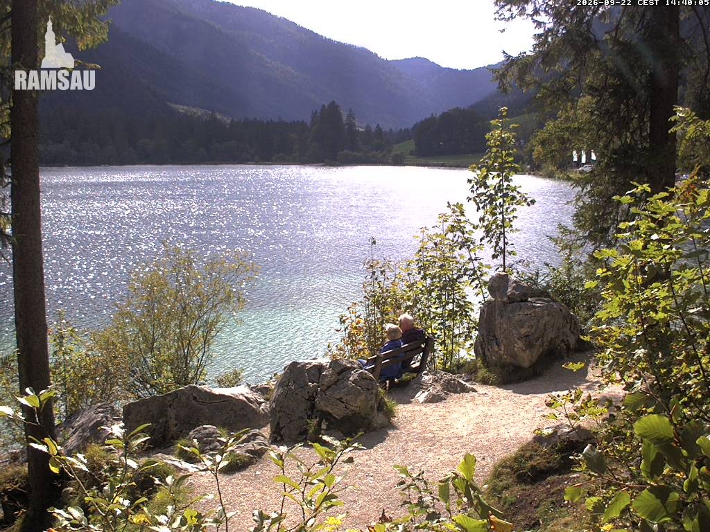 Archiv Foto Webcam Luitpoldweg am Hintersee in Ramsau bei Berchtesgaden