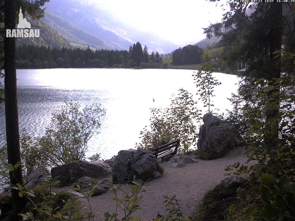Archiv Foto Webcam Luitpoldweg am Hintersee in Ramsau bei Berchtesgaden