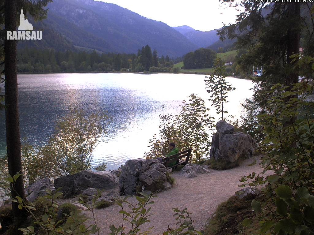 Archiv Foto Webcam Luitpoldweg am Hintersee in Ramsau bei Berchtesgaden