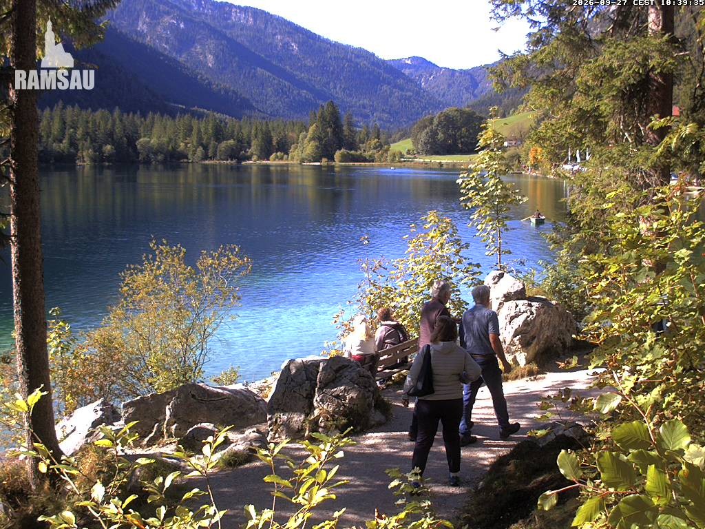 Archiv Foto Webcam Luitpoldweg am Hintersee in Ramsau bei Berchtesgaden