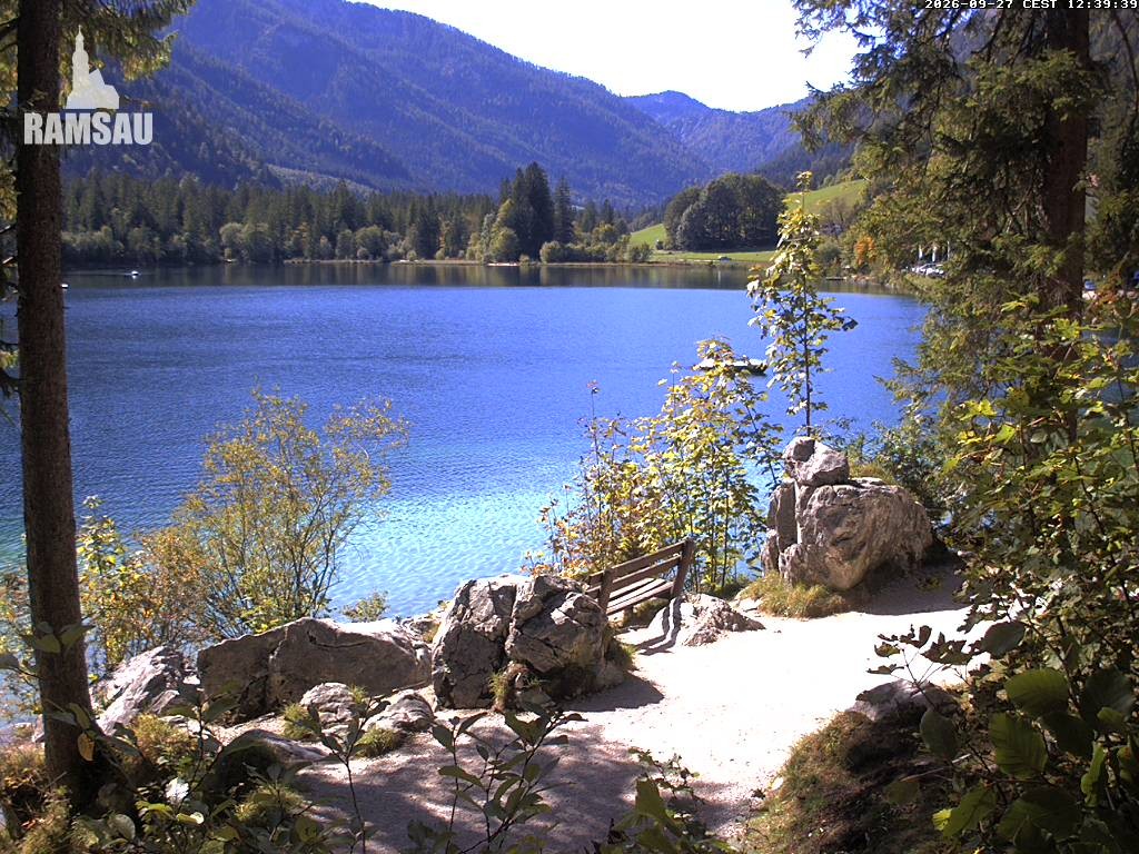 Archiv Foto Webcam Luitpoldweg am Hintersee in Ramsau bei Berchtesgaden