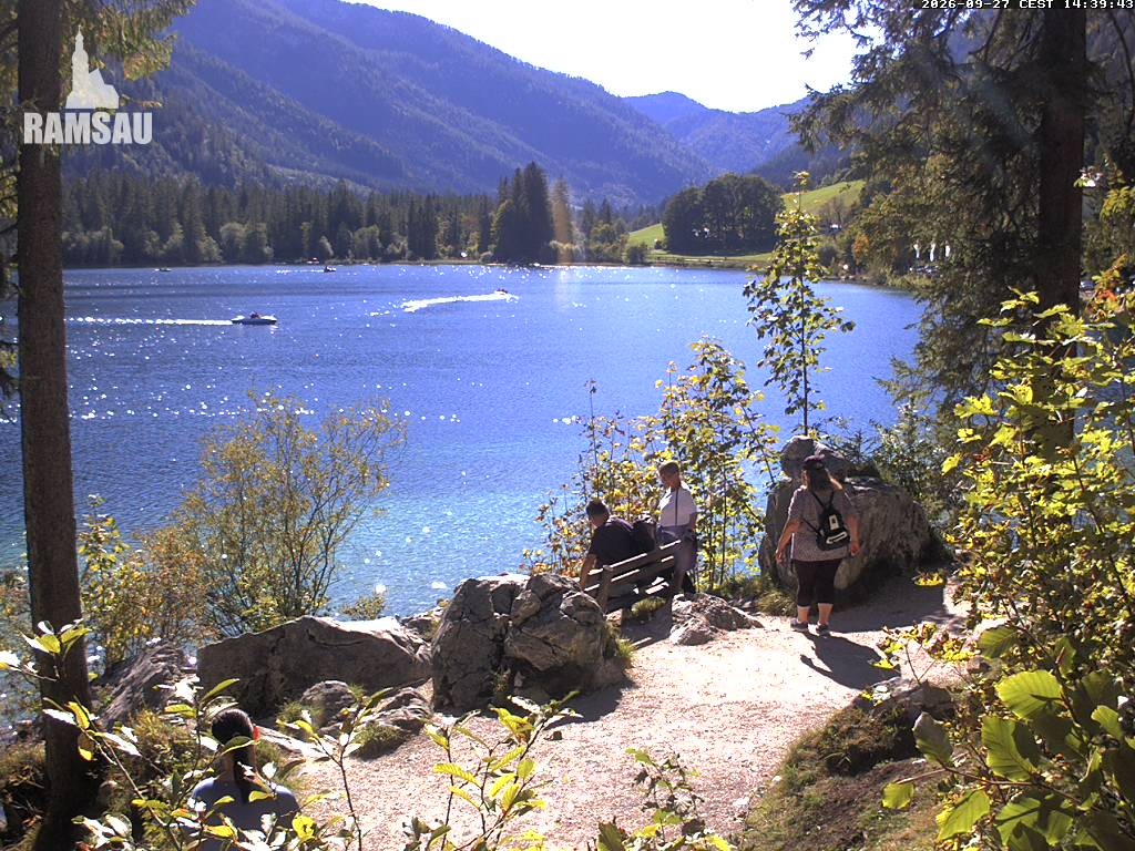 Archiv Foto Webcam Luitpoldweg am Hintersee in Ramsau bei Berchtesgaden