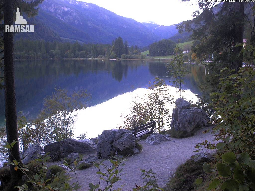 Archiv Foto Webcam Luitpoldweg am Hintersee in Ramsau bei Berchtesgaden