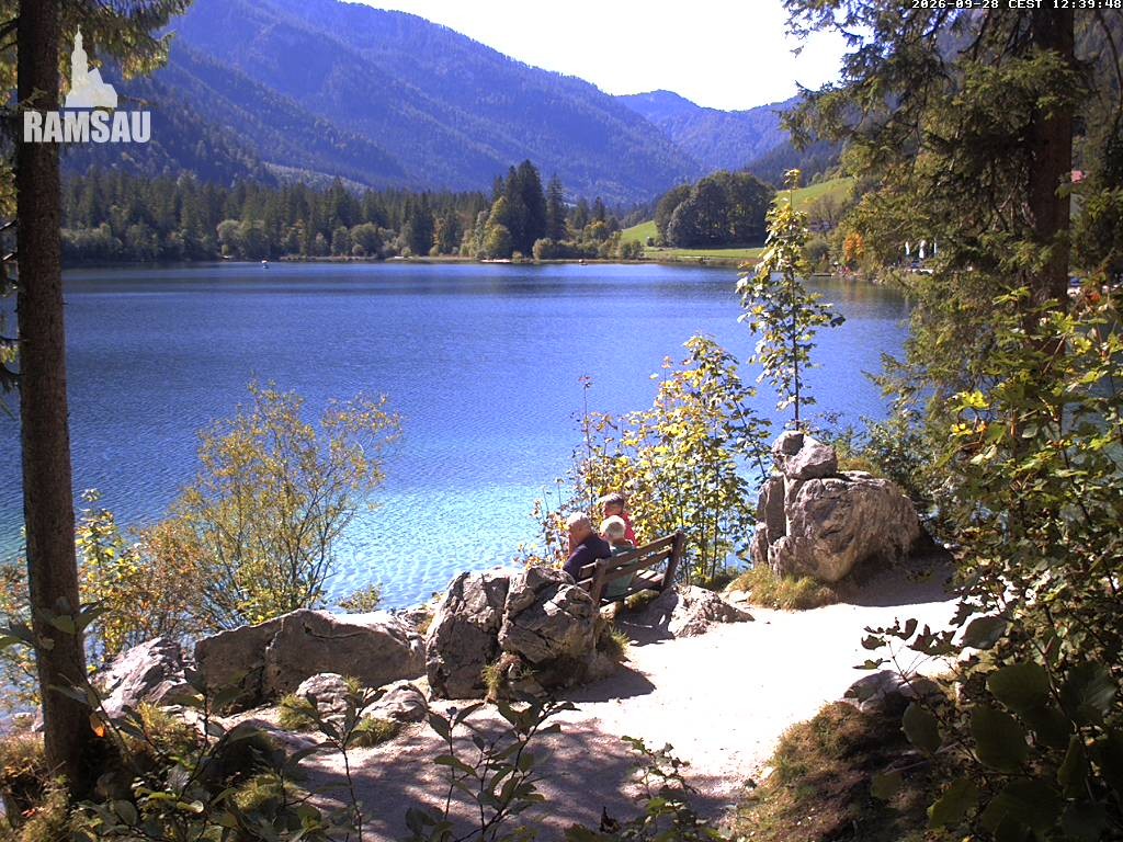 Archiv Foto Webcam Luitpoldweg am Hintersee in Ramsau bei Berchtesgaden