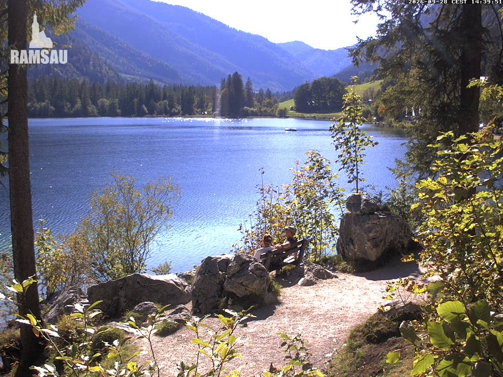 Archiv Foto Webcam Luitpoldweg am Hintersee in Ramsau bei Berchtesgaden