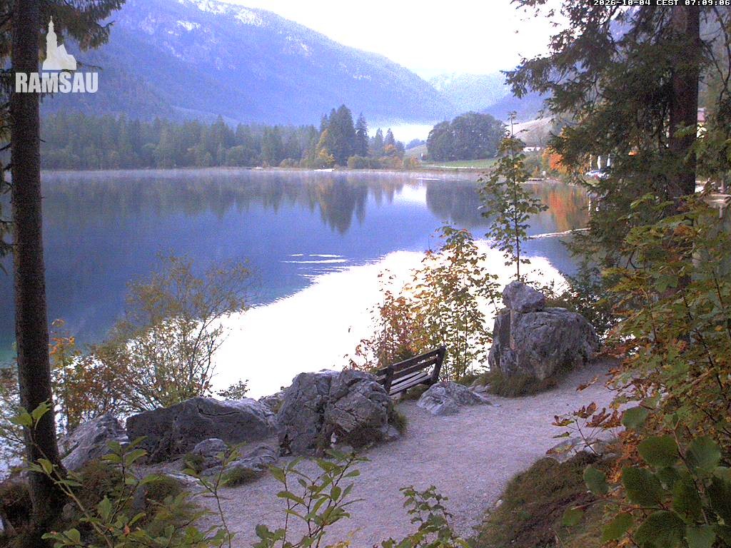 Archiv Foto Webcam Luitpoldweg am Hintersee in Ramsau bei Berchtesgaden