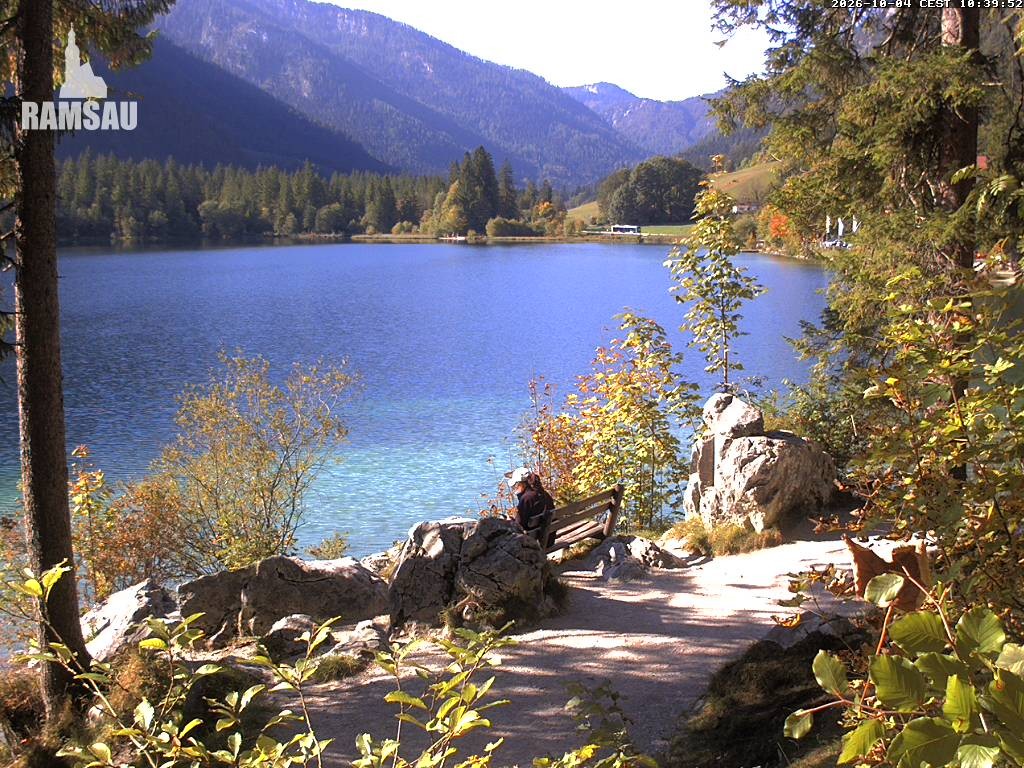 Archiv Foto Webcam Luitpoldweg am Hintersee in Ramsau bei Berchtesgaden
