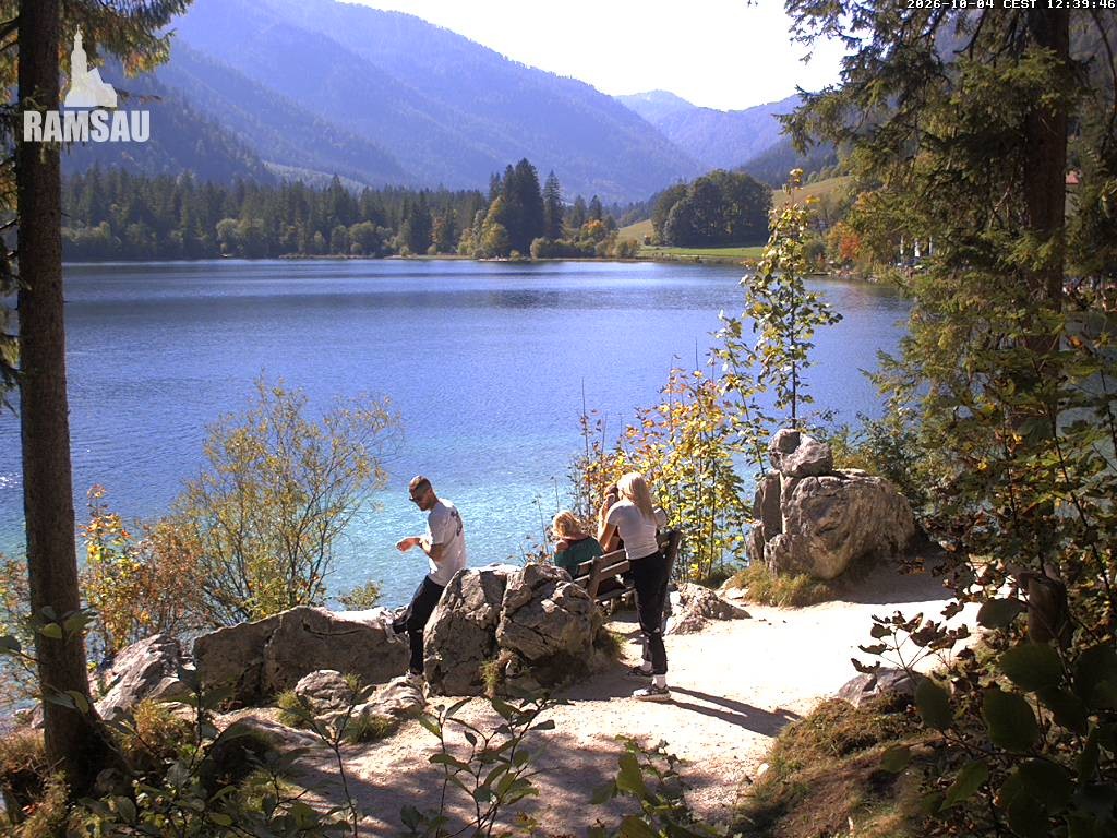 Archiv Foto Webcam Luitpoldweg am Hintersee in Ramsau bei Berchtesgaden