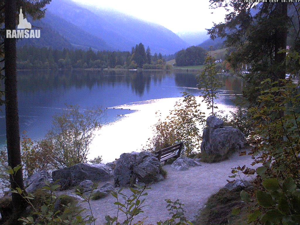 Archiv Foto Webcam Luitpoldweg am Hintersee in Ramsau bei Berchtesgaden