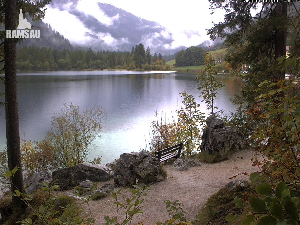 Archiv Foto Webcam Luitpoldweg am Hintersee in Ramsau bei Berchtesgaden
