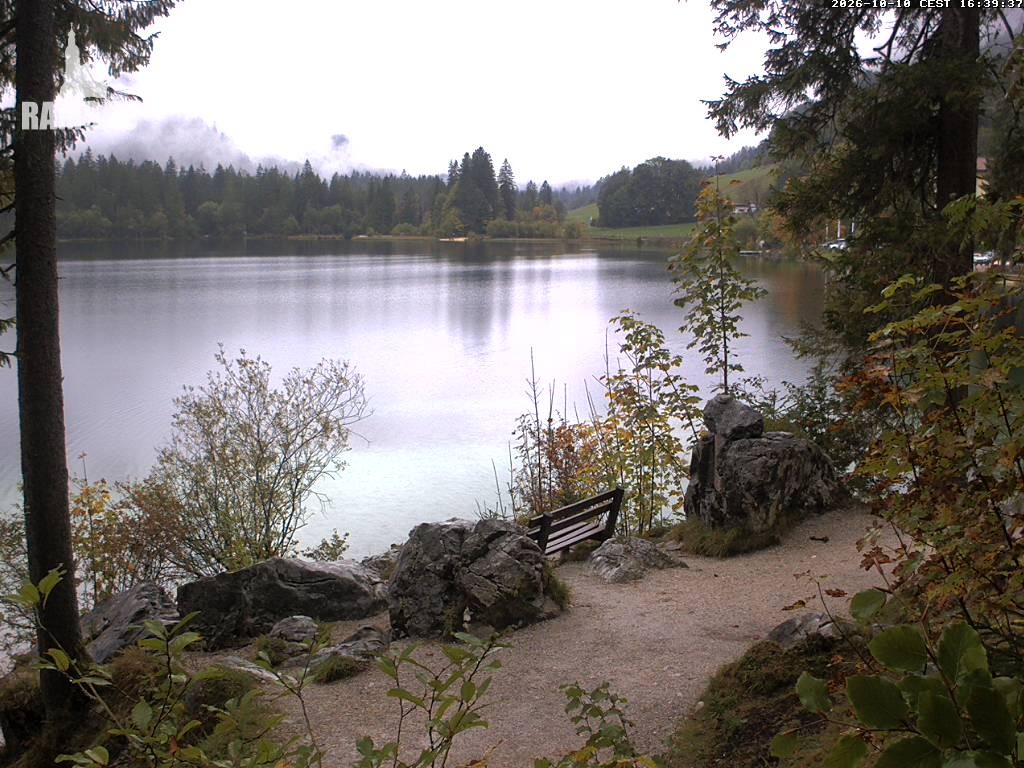 Archiv Foto Webcam Luitpoldweg am Hintersee in Ramsau bei Berchtesgaden