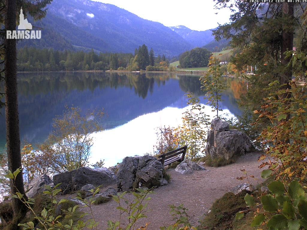 Archiv Foto Webcam Luitpoldweg am Hintersee in Ramsau bei Berchtesgaden