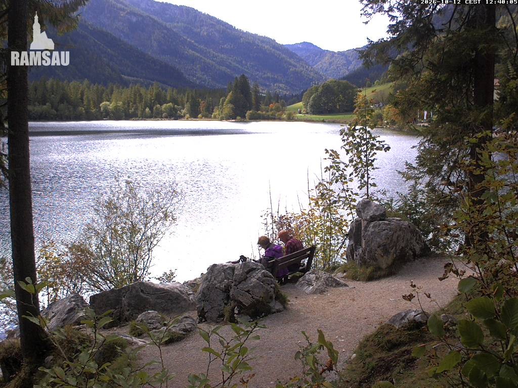 Archiv Foto Webcam Luitpoldweg am Hintersee in Ramsau bei Berchtesgaden
