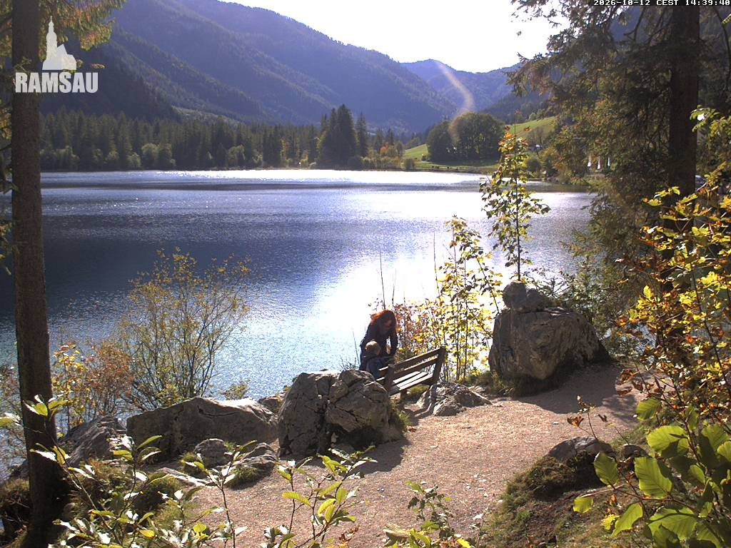 Archiv Foto Webcam Luitpoldweg am Hintersee in Ramsau bei Berchtesgaden
