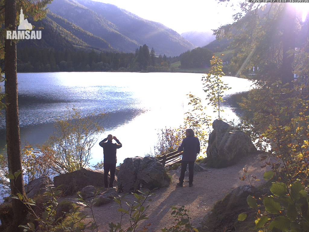 Archiv Foto Webcam Luitpoldweg am Hintersee in Ramsau bei Berchtesgaden