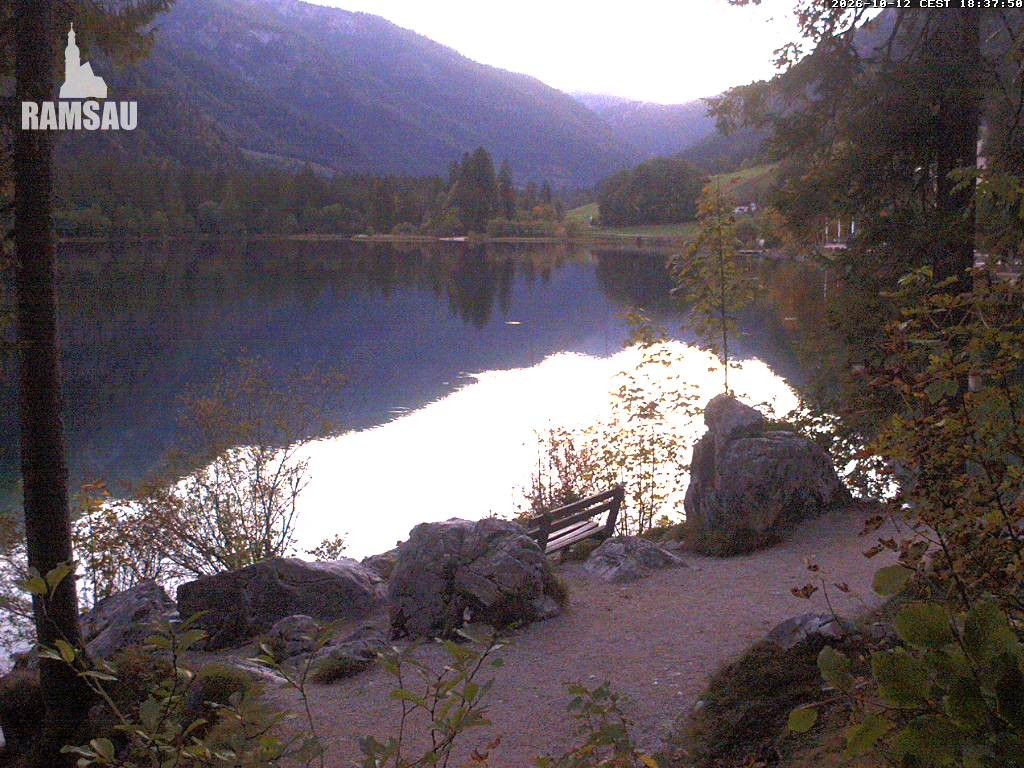 Archiv Foto Webcam Luitpoldweg am Hintersee in Ramsau bei Berchtesgaden