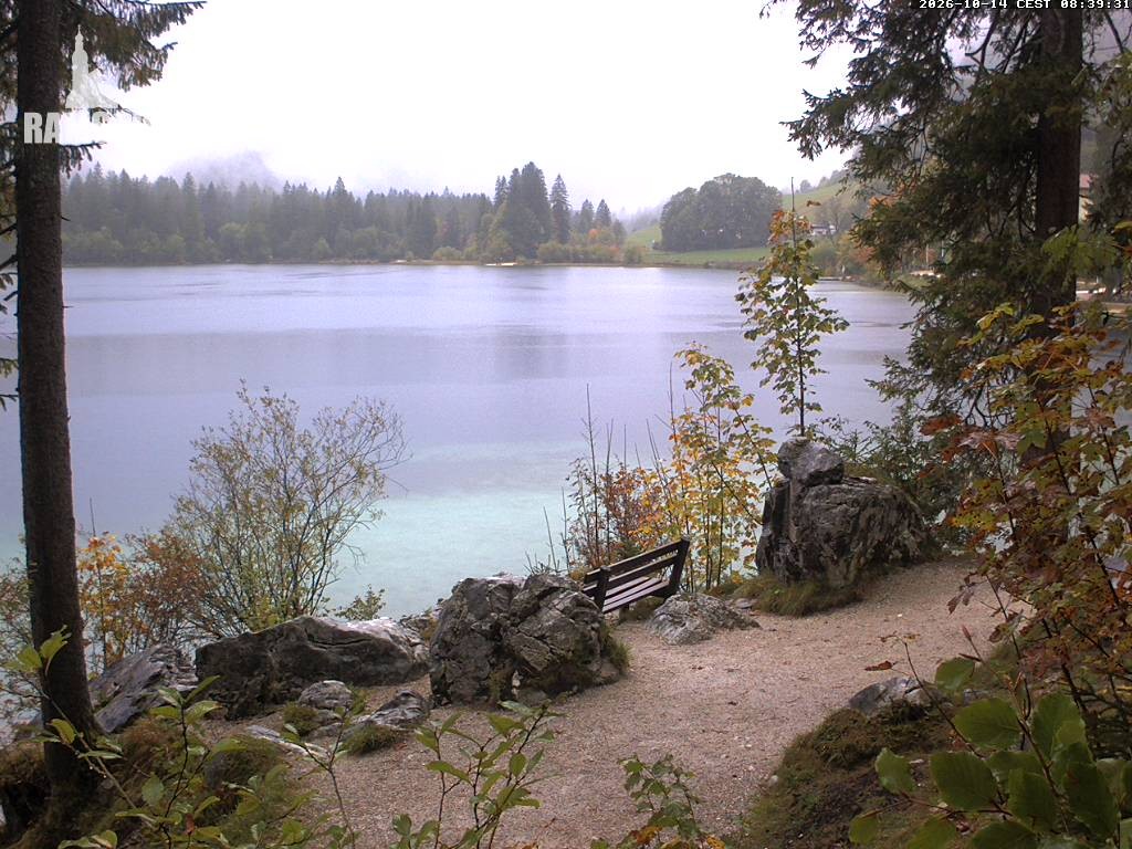 Archiv Foto Webcam Luitpoldweg am Hintersee in Ramsau bei Berchtesgaden