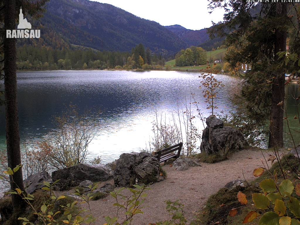 Archiv Foto Webcam Luitpoldweg am Hintersee in Ramsau bei Berchtesgaden