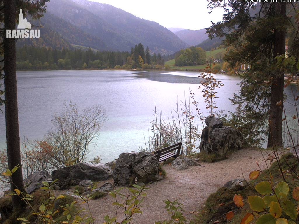 Archiv Foto Webcam Luitpoldweg am Hintersee in Ramsau bei Berchtesgaden