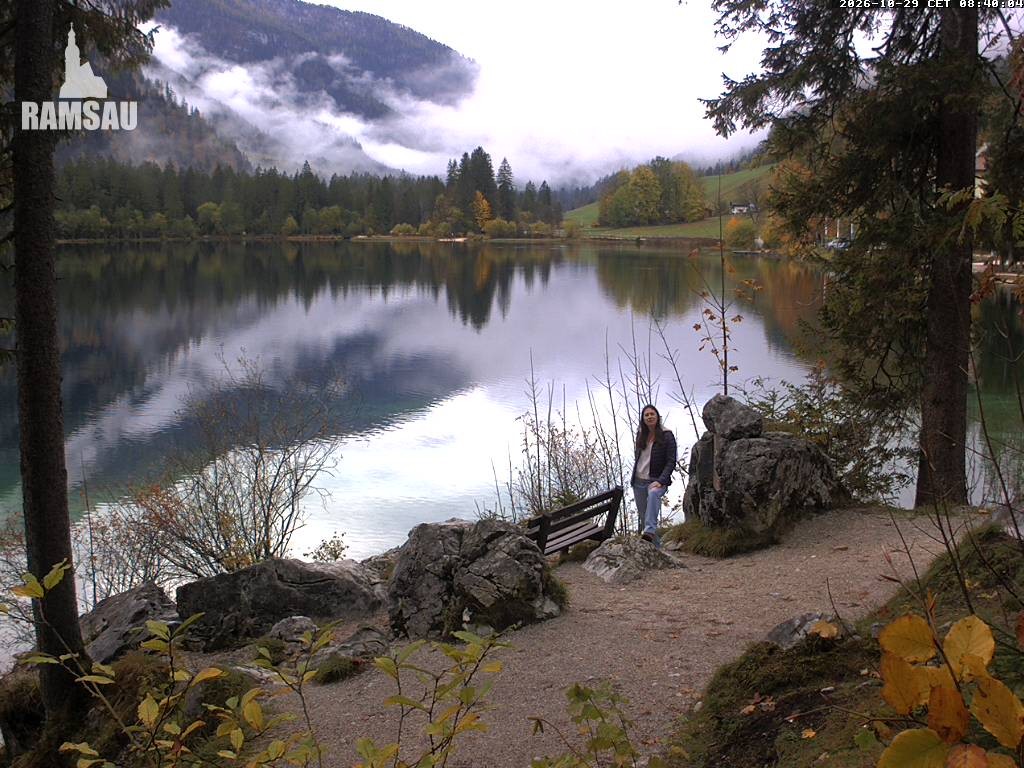 Archiv Foto Webcam Luitpoldweg am Hintersee in Ramsau bei Berchtesgaden