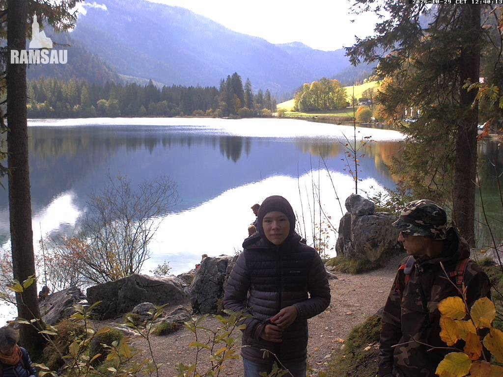 Archiv Foto Webcam Luitpoldweg am Hintersee in Ramsau bei Berchtesgaden