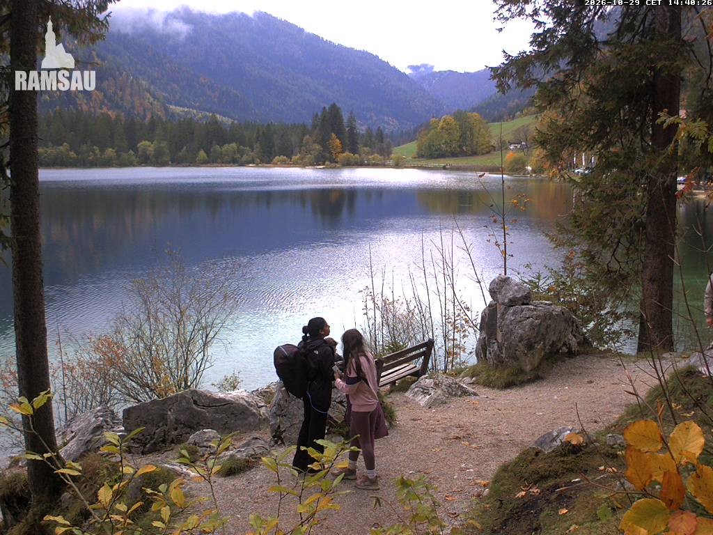 Archiv Foto Webcam Luitpoldweg am Hintersee in Ramsau bei Berchtesgaden