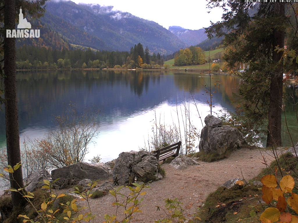 Archiv Foto Webcam Luitpoldweg am Hintersee in Ramsau bei Berchtesgaden