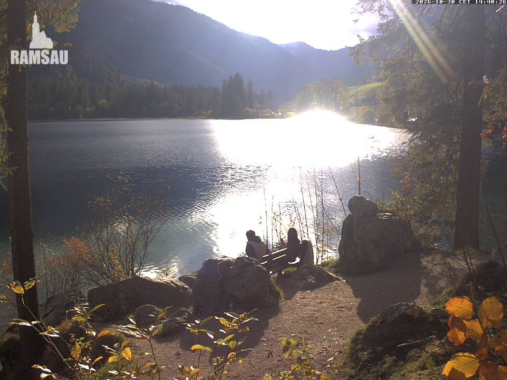 Archiv Foto Webcam Luitpoldweg am Hintersee in Ramsau bei Berchtesgaden