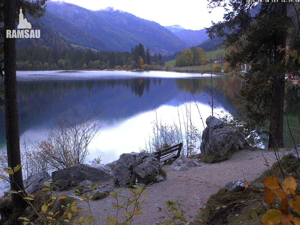 Archiv Foto Webcam Luitpoldweg am Hintersee in Ramsau bei Berchtesgaden