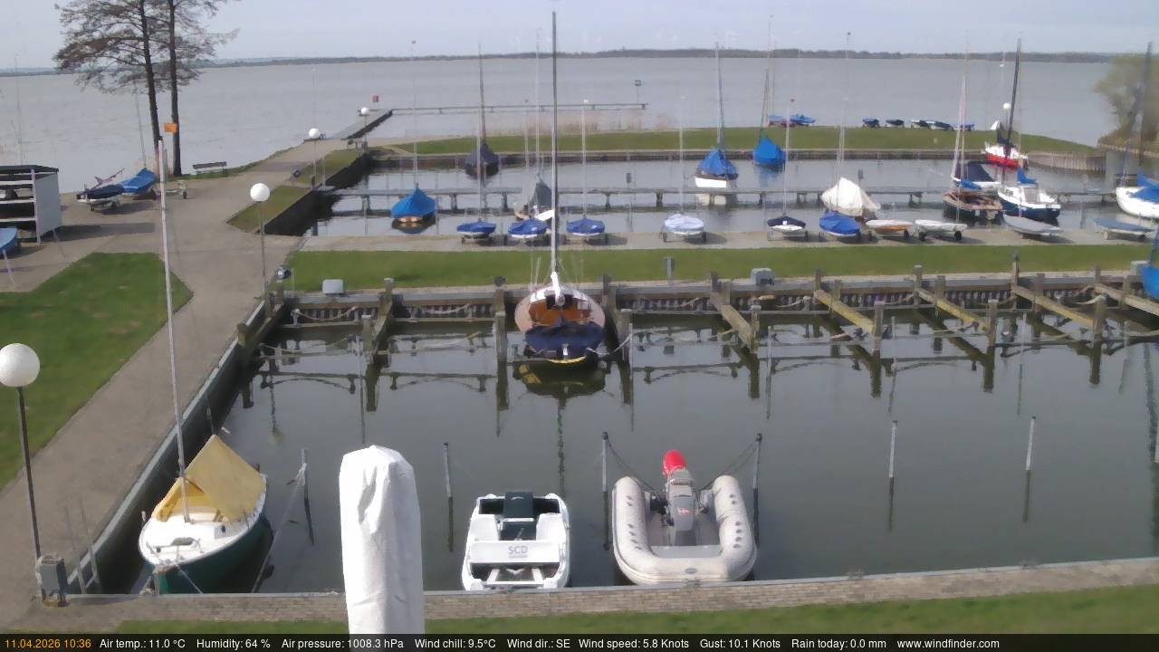 Archiv Foto Webcam Lembruch: Segler-Club Dümmer See