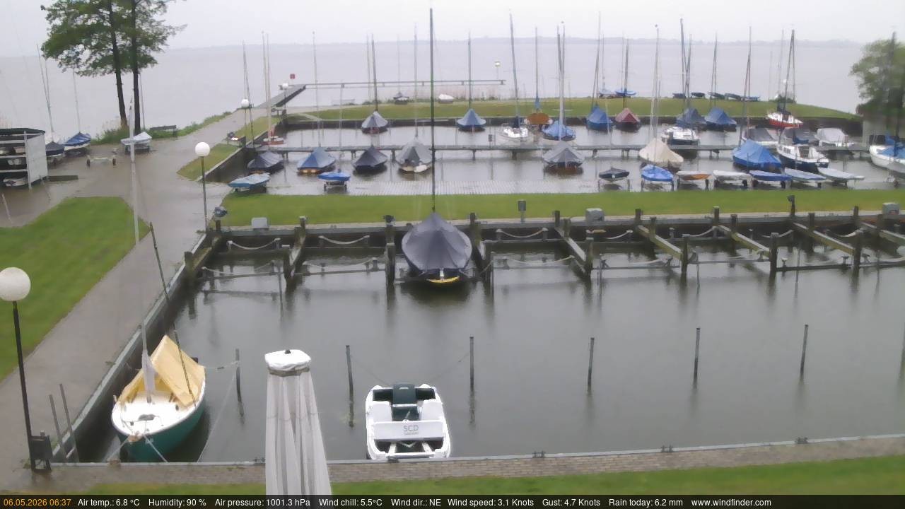 Archiv Foto Webcam Lembruch: Segler-Club Dümmer See