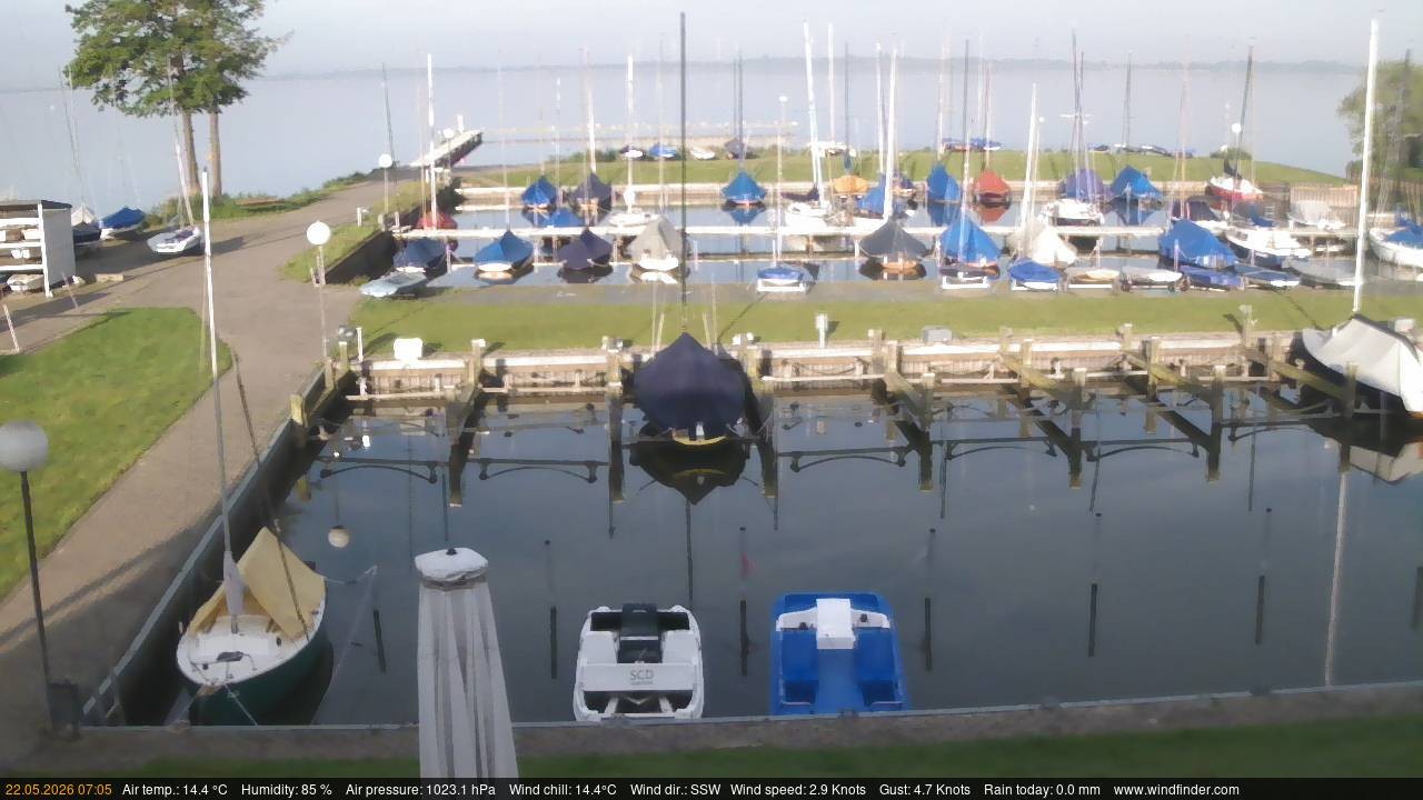 Archiv Foto Webcam Lembruch: Segler-Club Dümmer See