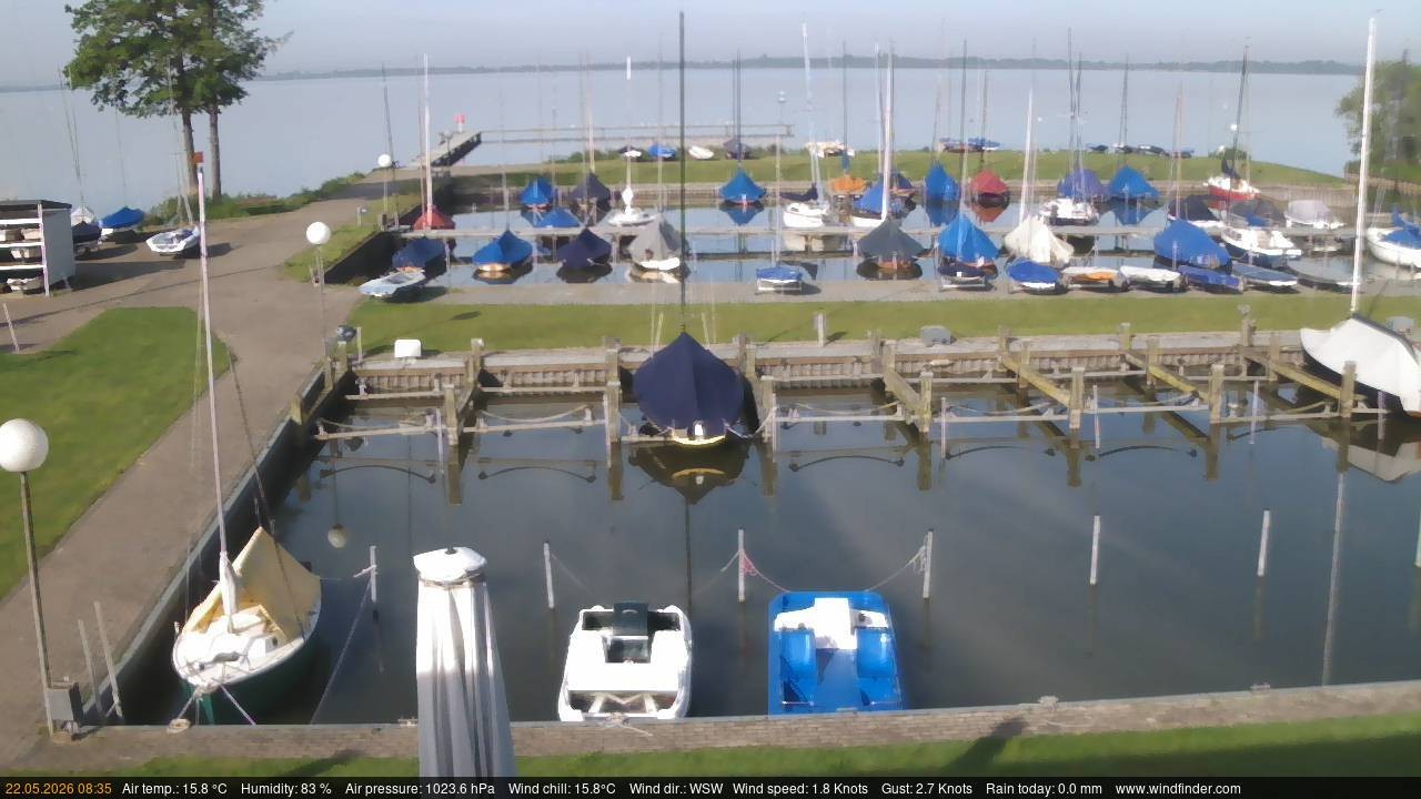 Archiv Foto Webcam Lembruch: Segler-Club Dümmer See
