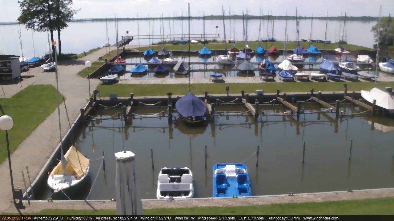 Archiv Foto Webcam Lembruch: Segler-Club Dümmer See