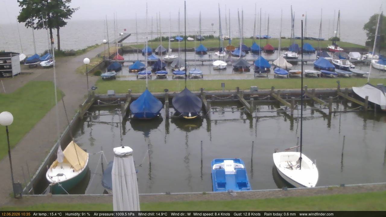Archiv Foto Webcam Lembruch: Segler-Club Dümmer See