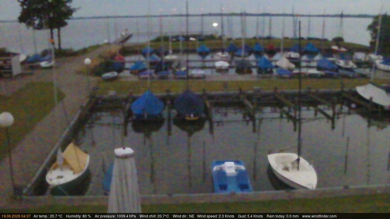 Archiv Foto Webcam Lembruch: Segler-Club Dümmer See