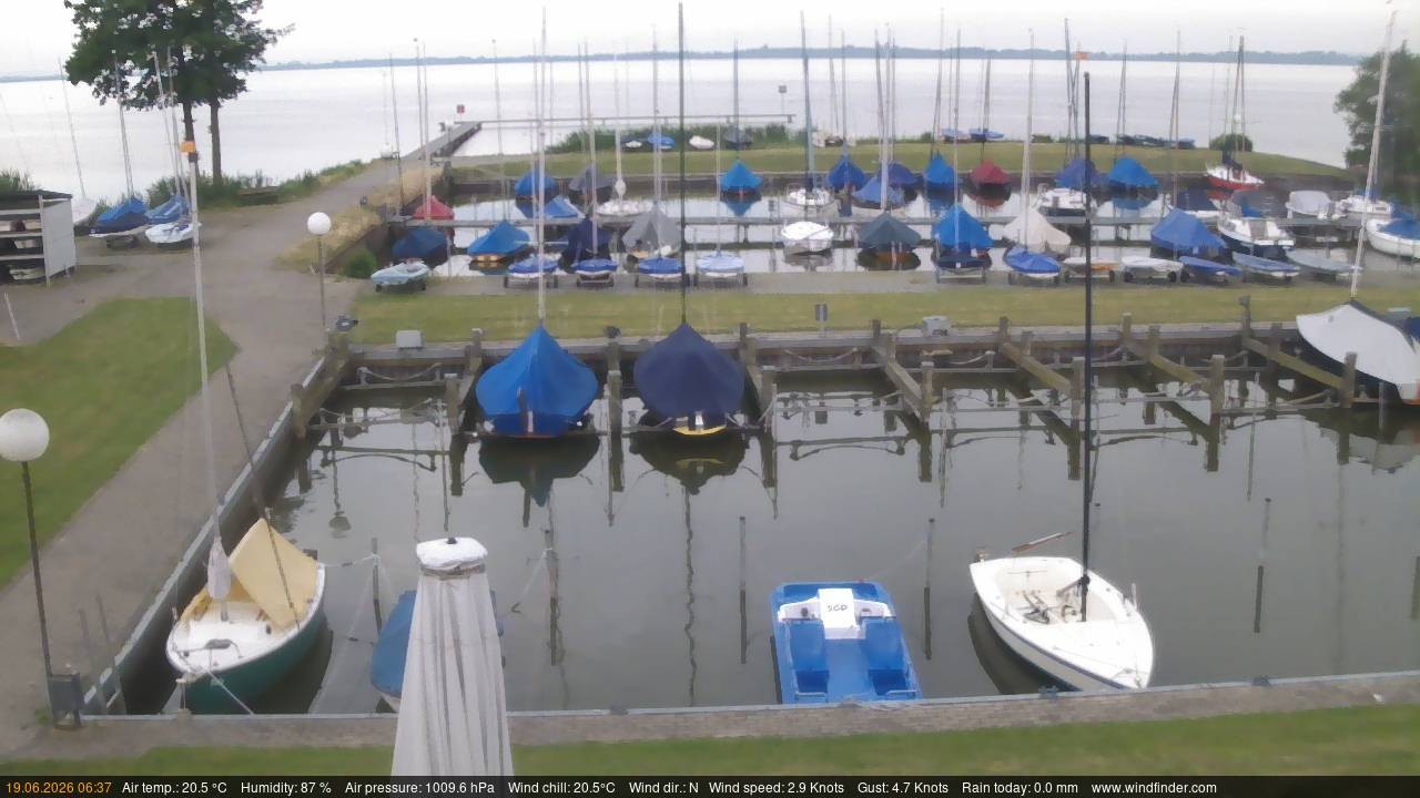 Archiv Foto Webcam Lembruch: Segler-Club Dümmer See