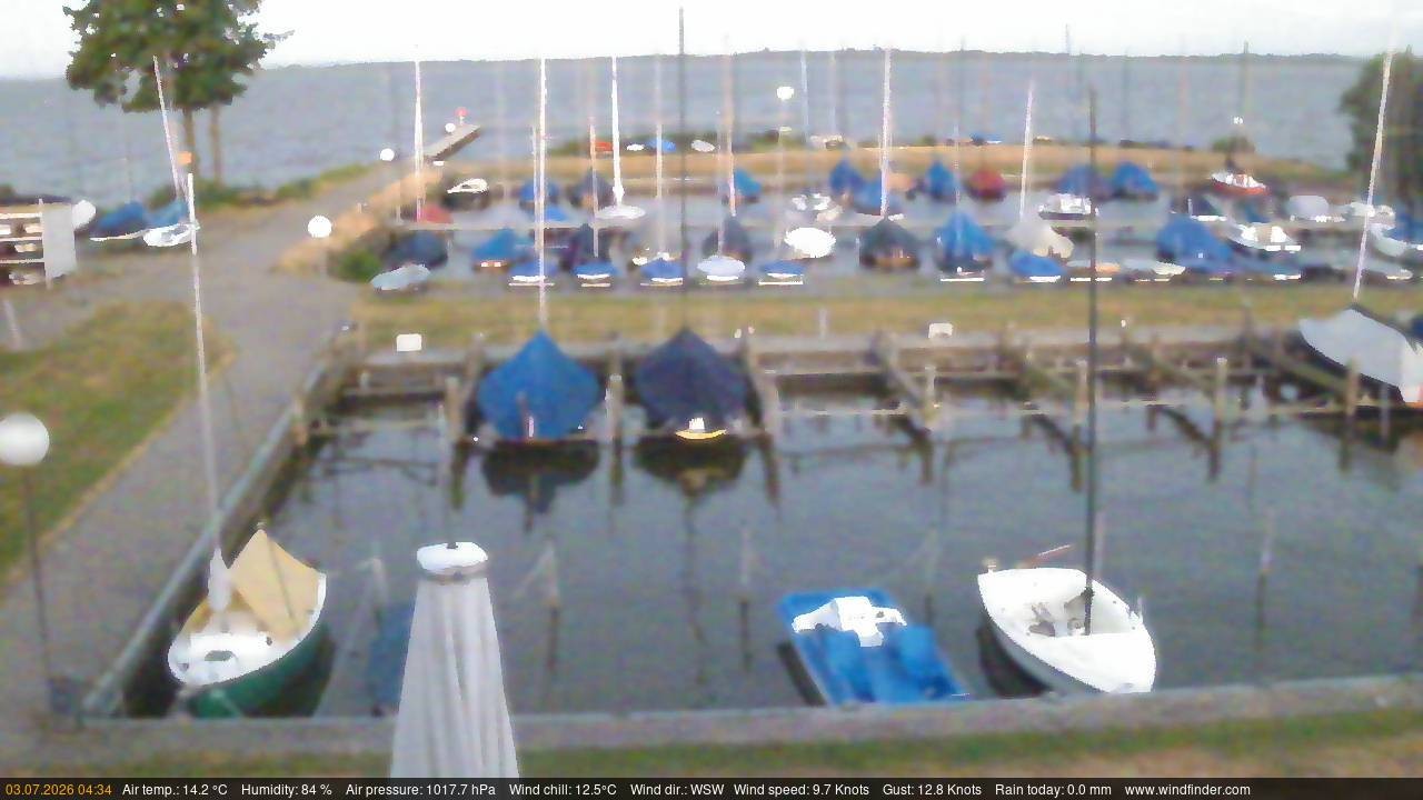 Archiv Foto Webcam Lembruch: Segler-Club Dümmer See
