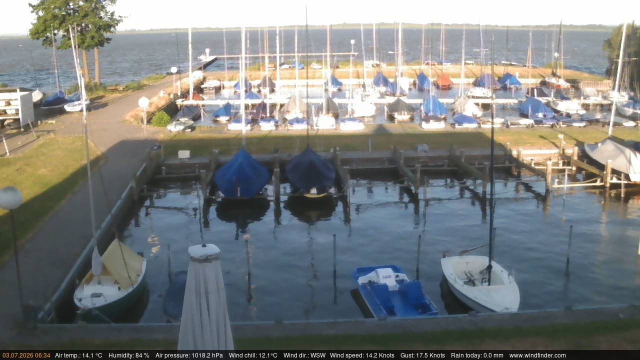 Archiv Foto Webcam Lembruch: Segler-Club Dümmer See