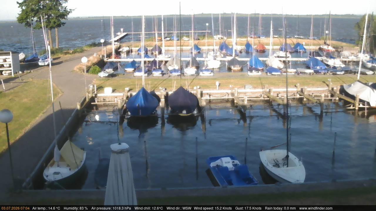 Archiv Foto Webcam Lembruch: Segler-Club Dümmer See