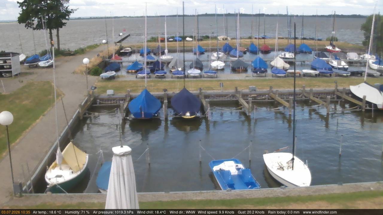 Archiv Foto Webcam Lembruch: Segler-Club Dümmer See
