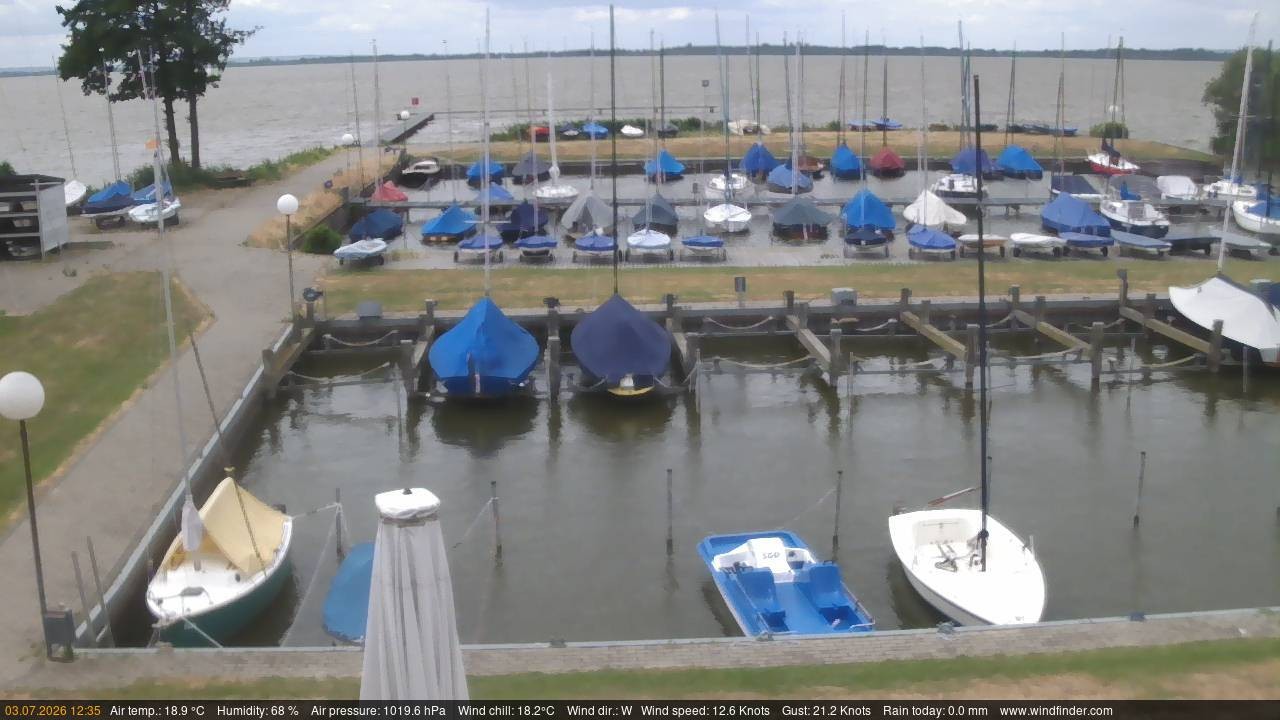 Archiv Foto Webcam Lembruch: Segler-Club Dümmer See